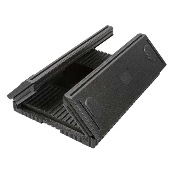 Caja Térmica Para Pizza Thermobox - 86 Litros, 59.5x59.5x36 Cm, Negro, Aislamiento EPP, Ideal Para Transporte De Comida